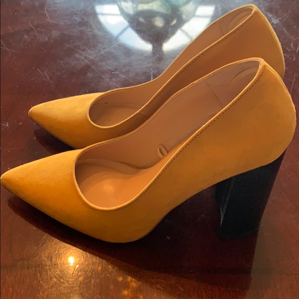 High heel shoes.